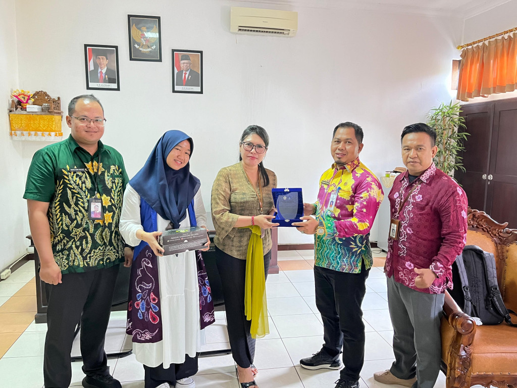 Sekretaris Dinas Sosial Kabupaten Badung Menerima Kunjungan Studi Komparatif dari Dinas Sosial Kabupaten Barito Kuala Kalimantan Selatan